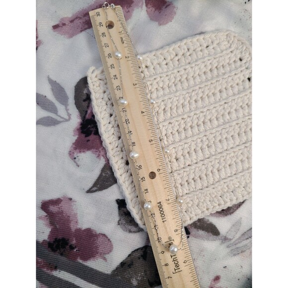 Sterling Silver Floating Pearl Necklace 18" White Freshwater Dainty Elegant Gift - Picture 5 of 6